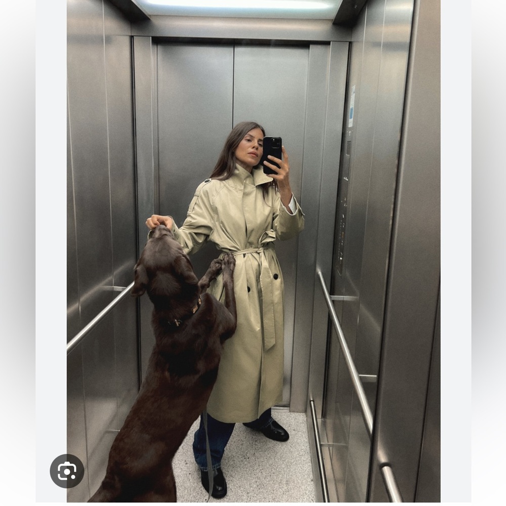 NWT Zara Trench With Removable Insulated Jacket